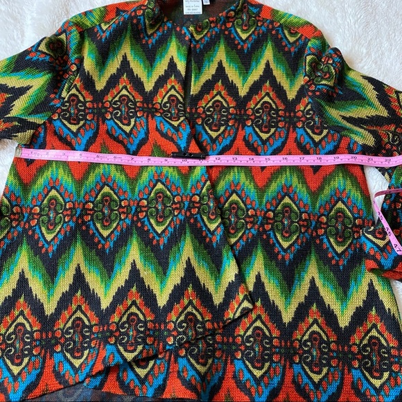 Bala Bala Multi Color Chevron Jacket Small - Picture 8 of 9